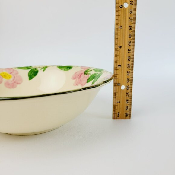 Franciscan c.1964-66 Serving Bowl Desert Rose Pink Floral Hand Painted USA Mark - Picture 9 of 9